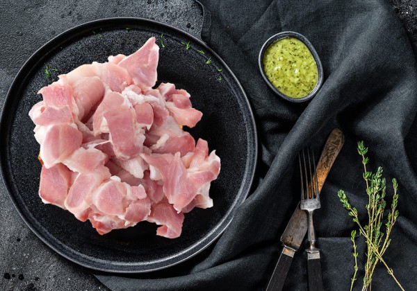 Geschnetzeltes vom Schwein, nur 2-3% Fett / AMA, TANN aus Österreich